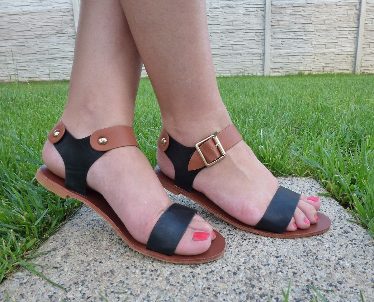 Sandale Loren negre