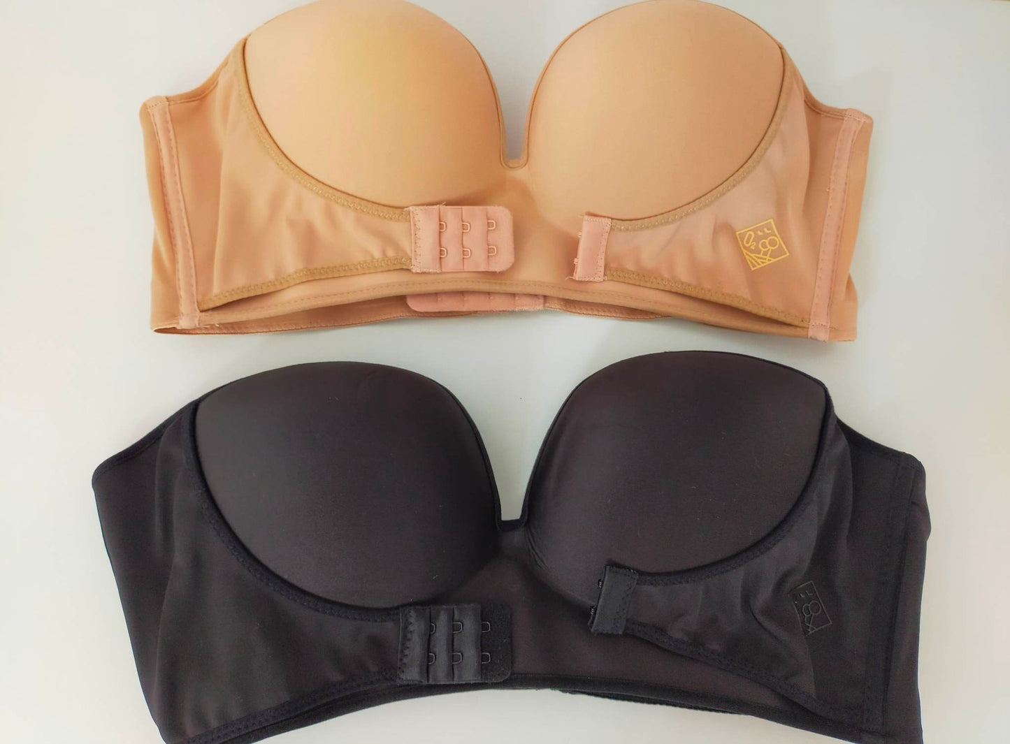 Sutien fara bretele cu Push Up cupe