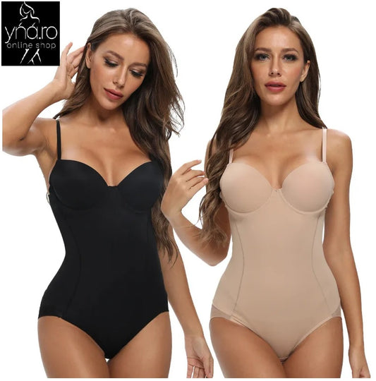 Body modelator Intimo Push Up cu cupe, fara cusaturi